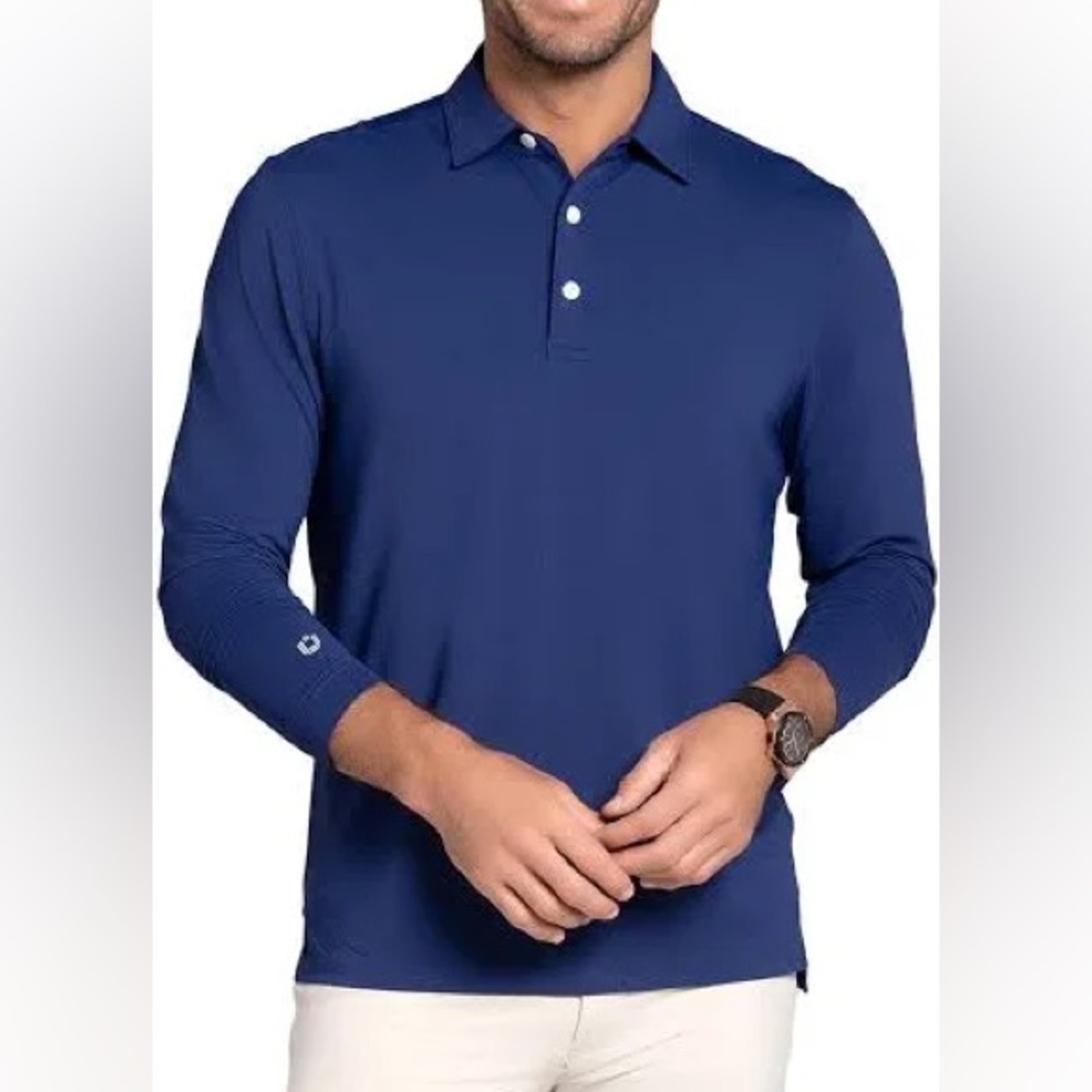 IBKUL Cooling Tech Long Sleeve UPF50 Polo